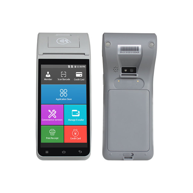 Contactless Machine Mini Cash Register Barcode Printer Android Point of Sales Z91 for Retail