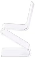 Mobilier moderne acrylique Z-Base chaise d'appoint en clair pour hôtel