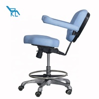 Équipement dentaire, accoudoir, réglage du dossier, siège souple, tabouret de dentiste ergonomique, chaise de Microscope dentaire