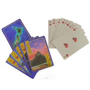 Naipes de <span class=keywords><strong>casino</strong></span> Naipes de papel personalizados Naipes de lámina dorada - Product Image 2