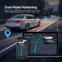 ADINKAM Caméra embarquée 4G pour voiture, double objectif 2K+1080P, vidéo en direct LTE SIM, GPS intégré, Wi-Fi, moniteur de stationnement pour véhicules avec application et communication bidirectionnelle