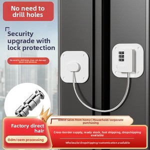 Cerradura de Seguridad Multifuncional <span class=keywords><strong>FJF</strong></span> para Bebés y Niños, sin Perforación, para Refrigerador y Ventana - Product Image 5