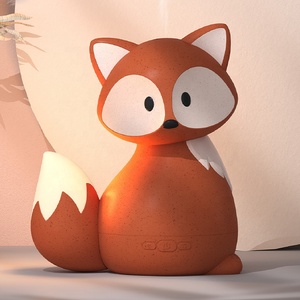 Brand New Silent To Help Sleep Cute Fox Essential Oil Diffuser <b>LED</b> <b>Light</b> Diffuser for Living Room - Product Image 1