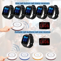 Système d'appel sans fil pour hôpital, clinique, bouton SOS avec récepteur de montre vibrante, système d'appel sans fil pour restaurant