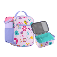Sac à dos isotherme imperméable à double couche grande capacité, fermeture éclair, style tendance, multifonctionnel et portable