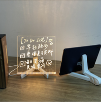 Panneau lumineux led note pour la maison, réglable, multifonction, créative