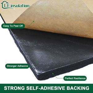 CFルバニトリルクローズドセルフォーム断熱材カー用自接着アルミガラス繊維箔 - Product Image 5