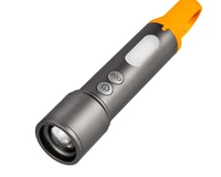 Lampe torche LED puissante en alliage d'aluminium, avec crochet, zoom USB, idéale pour la randonnée et le camping – Offre spéciale