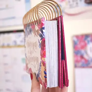 Ежедневник-планер на 2026-2027 годы, настольный, с подставкой, вдохновляющий, откидной календарь, с возможностью индивидуальной печати, для офисного использования - Product Image 3