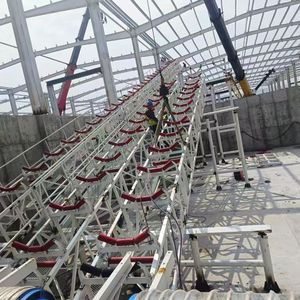 Convoyeur à rouleaux en caoutchouc pour l'exploitation minière, ligne de tri et d'emballage, machine antibactérienne, résistante à l'huile, vitesse réglable, haute qualité, alimentaire - Product Image 6