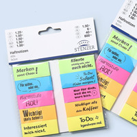 Paquete de Notas Adhesivas Multicolores Personalizables, Planificador Diario Promocional, Marcadores de Página, Juego de Notas Adhesivas