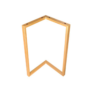 Verschiedene Spezifikationen Günstiger Preis Rechteckiger Eisen-<span class=keywords><strong>Saarinen</strong></span>-Tulip-Gold-Messing-Esstischfuß - Product Image 4
