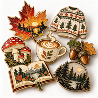 Broches personnalisées en émail pour l'automne – Cadeaux saisonniers pour festivals, clubs, événements et collectionneurs