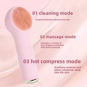 Dispositivo de <span class=keywords><strong>Limpieza</strong></span> <span class=keywords><strong>Facial</strong></span> de Silicona con Vibración Sónica Suave Recomendado por Dermatólogos - Product Image 2