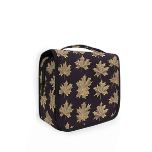 Sac de rangement portable personnalisé avec logo, organiseur de toilette pour femmes, trousse de toilette de voyage suspendue imperméable à fermeture éclair - Product Image 1