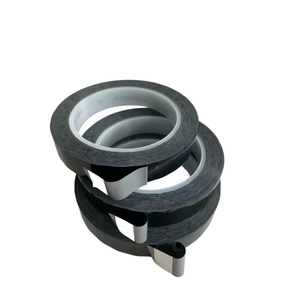 Ruban adhésif noir résistant aux hautes températures 1350F-1 - Largeur de 1 pouce, épaisseur de 0,3 mm pour applications industrielles/électroniques - Product Image 1