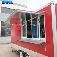 Churros/café/palomitas de maíz/jugo de quiosco/móvil carrito/carrito de comida móvil CE