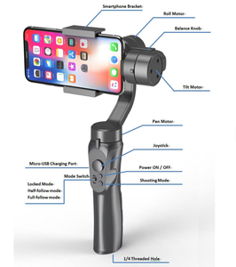 Nouveau support flexible universel F6 Way 3 pour téléphone portable, caméra vidéo <span class=keywords><strong>et</strong></span> selfie stick, compatible avec les gestes IA 5.2 - Product Image 3