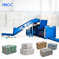 HNOC Karton-Kokosfaser-Kompaktiermaschine, Kunststoff- und Altpapier-Ballenpresse für Recycling