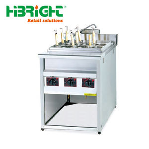 Cocina de fideos eléctrica/Gas Vertical comercial de acero inoxidable, Caldera de Pasta de 4/5/6/9 agujeros, gabinete Bain Marie, Pasta de calentamiento rápido - Product Image 2