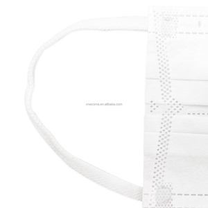 Meistverkaufte Hochwertige Preisgünstige 3-lagige Einweg-Ohrschlaufenmaske Weiß mit Formbaren Nasen- und Mundstreifen für Staubschutz - Product Image 6