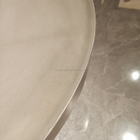 Table basse en béton GRC de style moderne et simple, sur mesure, pour salon, utilisation intérieure et extérieure, table d'appoint en béton GFRC