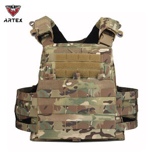 Gilet tactique professionnel léger et réglable MOLLE pour activités de plein air, jeu CS, porte-plaques multifonctionnel pour entraînement - Product Image 1