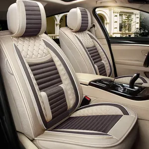 Luxury Universal Leather Auto Car Seat Covers For Five Seats Car