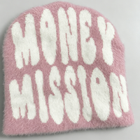 Gorros de Campamento con Diseño Personalizado, Variaciones de Letras de Marca, Gorros de Punto Acrílicos Unisex para Invierno y Otoño, Gorro Casual para Exteriores