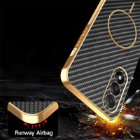 Étui de téléphone magnétique en fibre de carbone rigide pour OnePlus Ace 6/15R/15/13T/Nord 5/Nord CE5, coque de protection électro-plaquée