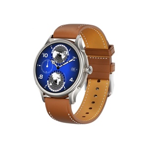 GM1 AMOLED Lederaufsehband IOS Android Herren Damen ip67 wasserdicht Sportuhr Schrittzähler Fitness-Armbanduhren - Product Image 2