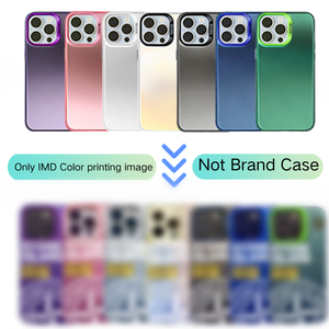 Custodia per telefono anti-caduta e antiurto in TPU+PC verniciata UV di tendenza per 16E/12 Mini/13 Mini/X/XS/XR - Design effetto pietra stile street fashion - Product Image 2