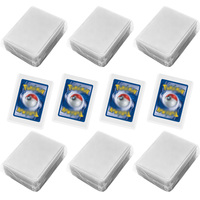 Carpeta de Tarjetas de Cuero PU Premium con Cierre, Álbum de Tarjetas Coleccionables de Hojas Sueltas, Compatible con Tarjetas de 3x4 Pulgadas y 35pt Toploaders, con Tarjetas Coleccionables de Pokémon