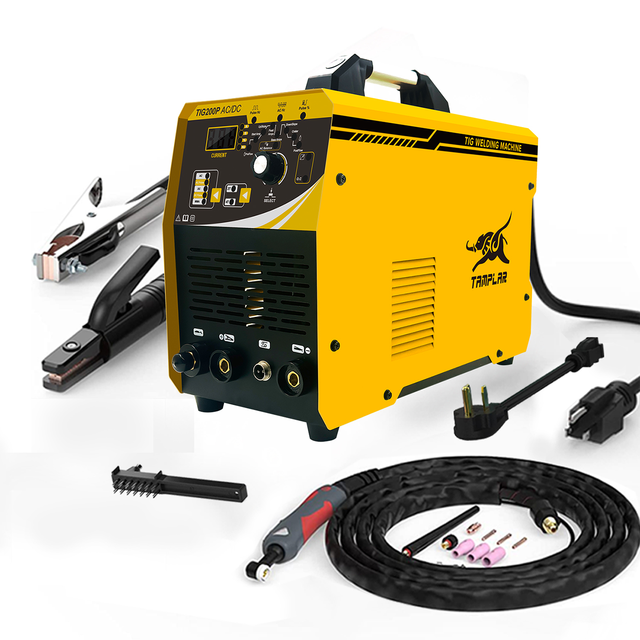 TIG Pulse MMA TIG 200a Welder 220V for Stainless Steel Aluminum Inverter IGBT Tig Argon Machine Welding