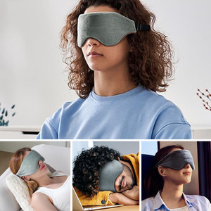 حزام مرن ، وسادة عين للنوم الليلي ، قناع ضغط خفيف للعين للنوم الليلي والسفر - Product Image 2