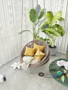 Sedia a dondolo per interni da ragazza piccola <span class=keywords><strong>altalena</strong></span> pigra Room per casa balcone parco con cesto appeso celebrità di Internet - Product Image 2