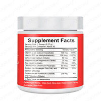 Poudre d'électrolytes à absorption rapide sans sucre, marque privée, avec vitamine C, magnésium, zinc et sodium, boissons énergisantes pour adultes