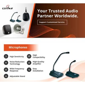 NHS768 Versatile Wired <b>Condenser</b> <b>Microphone</b> Omnidirectional Adjustable Boom for Hands Free Stage and Interview Use - Product Image 5