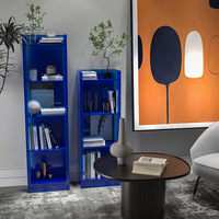 Vitrine moderne en acrylique personnalisable et détachable à 4 étagères pour centre commercial, magasin de vêtements, sacs, bijoux, chaussures, ornements