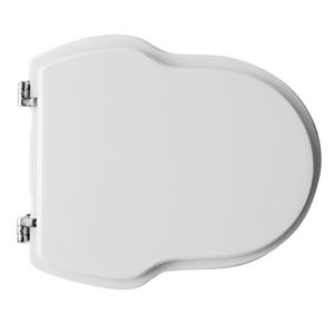 Asiento de Inodoro de Cerámica Vitravit Estilo Clásico, Color Blanco, 50.5 cm de Largo, 37.5 cm de Ancho - Product Image 1