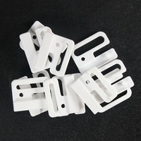 Boucles de fermeture avant de soutien-gorge en plastique en gros, personnalisées, durables, couleur blanche, fermoir de bikini 30mm