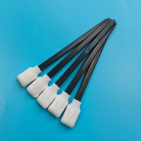 Éponge de nettoyage sans peluches à manche noir pour l'entretien automobile, éponge de nettoyage en mousse pour imprimante Roaland, éponge de nettoyage pour salle blanche