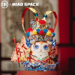 ตัวต่อโลหะ 3 มิติ MU <span class=keywords><strong>X</strong></span> MIAO SPACE งานฝีมือ DIY ของเล่นเสริมพัฒนาการ ตกแต่งโต๊ะทำงาน คลายเครียด ของขวัญสำหรับแฟนสาว - Product Image 2