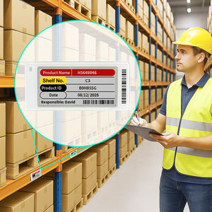 Etiquetas para Almacén de 2.13 Pulgadas, Etiquetas de Precio Digitales ESL con Pantalla E-Ink, Etiqueta Electrónica de Estante ESL con Sistema en la Nube - Product Image 1