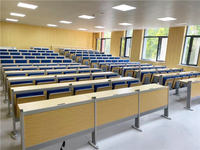Bureau et chaise pliants modernes à structure métallique pour la maison, le bureau, l'école, la salle de conférence et la salle de formation