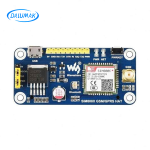 <strong>Raspberry</strong> <strong>Pi</strong> Sim800c Gsm Gprs Hat 2g Communication Expansion Board with <strong>bluetooth</strong> Sms Remote <strong>Control</strong> for Iot Projects - Product Image 2