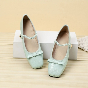 Новое поступление, большие размеры 41-44, женские туфли Мэри Джейн на плоской подошве, красивые туфли для вечеринок - Product Image 3