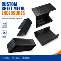Boîtier métallique en aluminium pour projets, armoire extérieure pour batterie solaire et équipement de stockage d'énergie, personnalisable