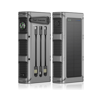 Chargeur Solaire d'Urgence Portable <span class=keywords><strong>50000</strong></span> mAh avec Manivelle et USB 20W Micro USB – Batterie Externe pour Extérieur – Meilleure Vente - Product Image 1