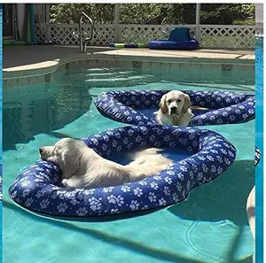 Piscina inflável flutuador flutuador flutuador passeio do cão e contemporânea grande animal de estimação do gato do cão